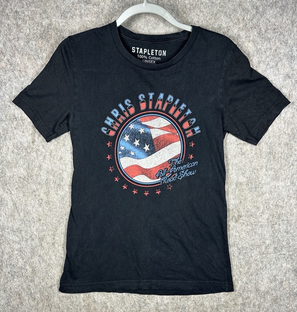 Chris Stapleton 2018 All American Road Show Tour Shirt Small Black Country
