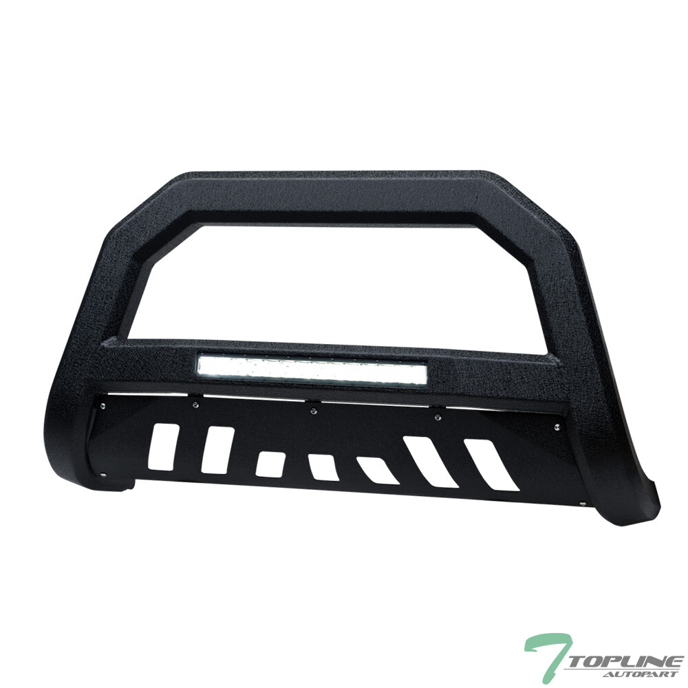 Topline For 2004-2012 Colorado/Canyon AVT Aluminum LED Bull Bar - Textured Black