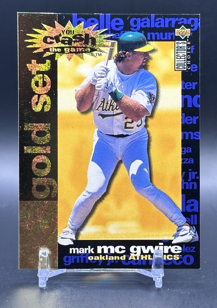 1995 Collector's Choice #CR13 Mark McGwire You Crash the Game Gold Exchange
