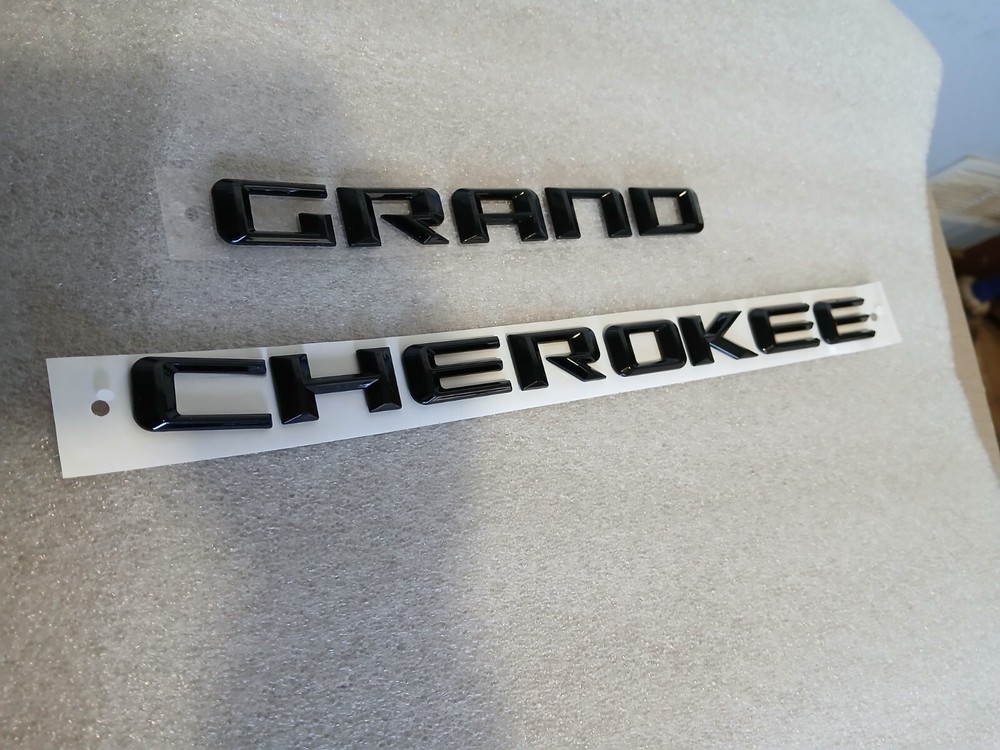 Matte Cherokee Door Emblem Badge fit 2017-2020 Jeep Grand Cherokee OEM Mopar