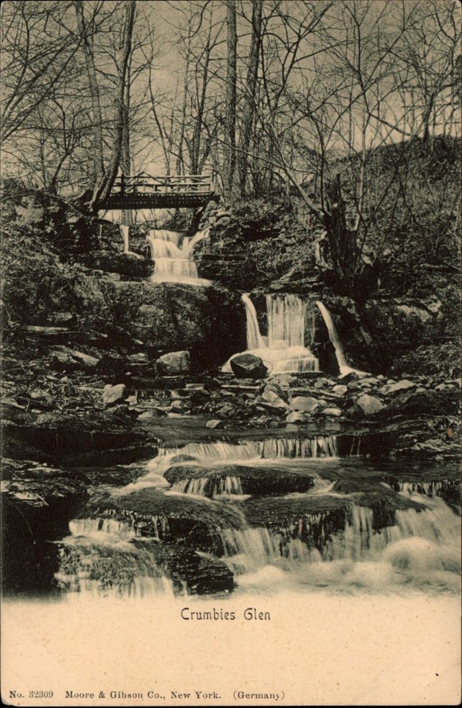 Crumbies Glen New York vintage postcard Nyack NY UDB c1905 unposted y641