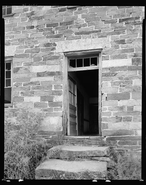 Kings Mountain South Carolina Henry Houser House 1938 Stone House Doorway