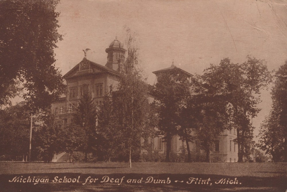 Flint MI Michigan ~  Michigan School for Deaf and Dumb 191?