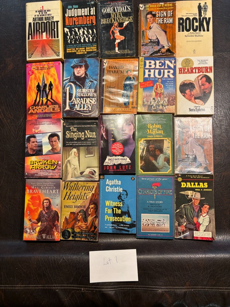 Lot 1 - 20 Movie Tie-In paperbacks / film editions average VG photoplay