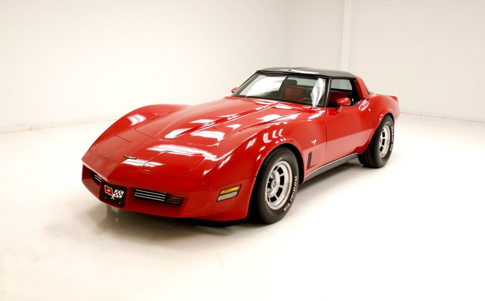 1979 Chevrolet Corvette coupe red | POSTER 24 X 36 INCH | classic car