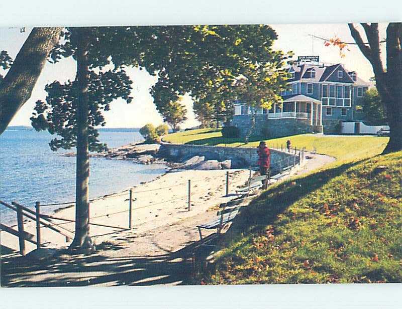 Pre-1980 BEACH SCENE Bar Harbor Maine ME m/09 AE9246