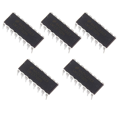 5pcs LM13700N Dual Operational Transconductance Amplifiers Linearizing...