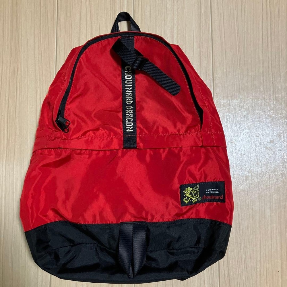 Chouinard Dragon 80s Vintage Backpack Red/Black Retro 2-layer Used