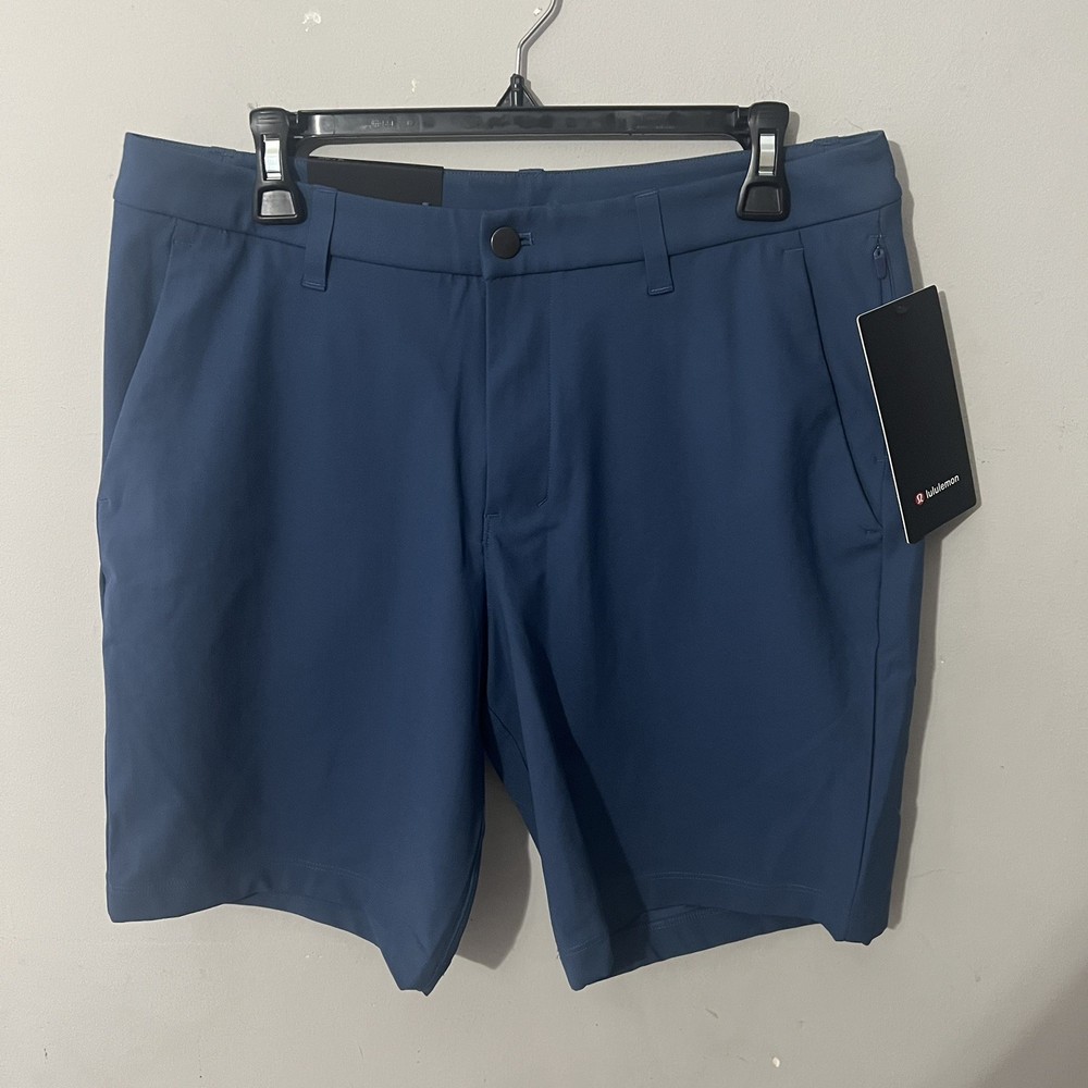 Lululemon ABC classic fit Short 9” Mens 32 Warpstreme Navy golfing casual NEW