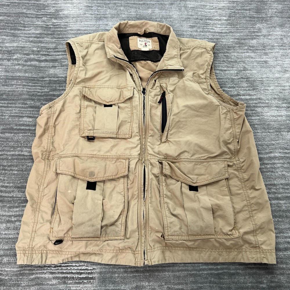 Red Head Hunting Vest Size XL Mens Hunting Outdoors Fishing Brown