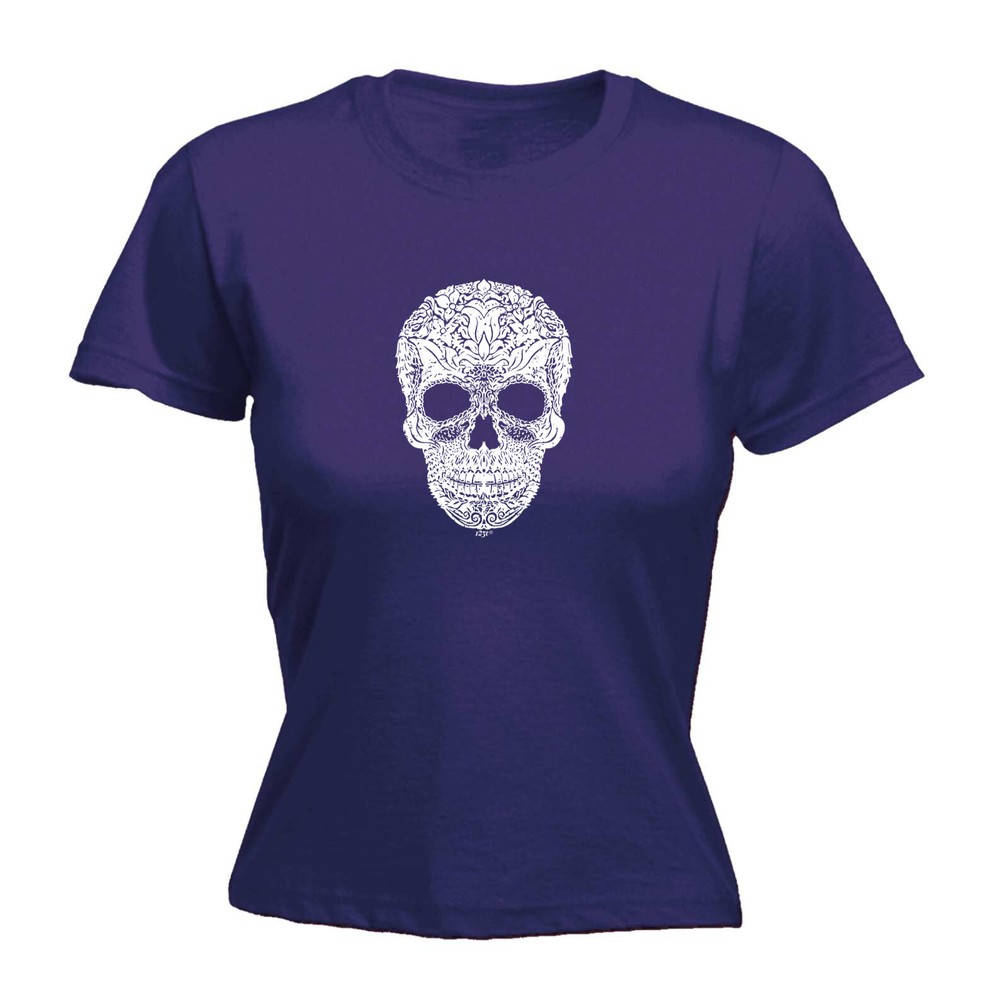 Artistic Skull - Womens T Shirt Funny T-Shirt Novelty gift tshirt