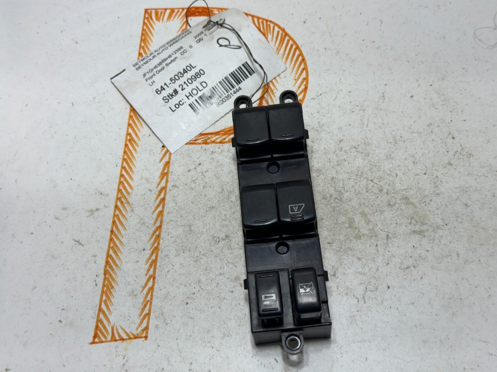 2008-2010 SUBARU IMPREZA DRIVER MASTER POWER WINDOW MIRROR CONTROL SWITCH OEM