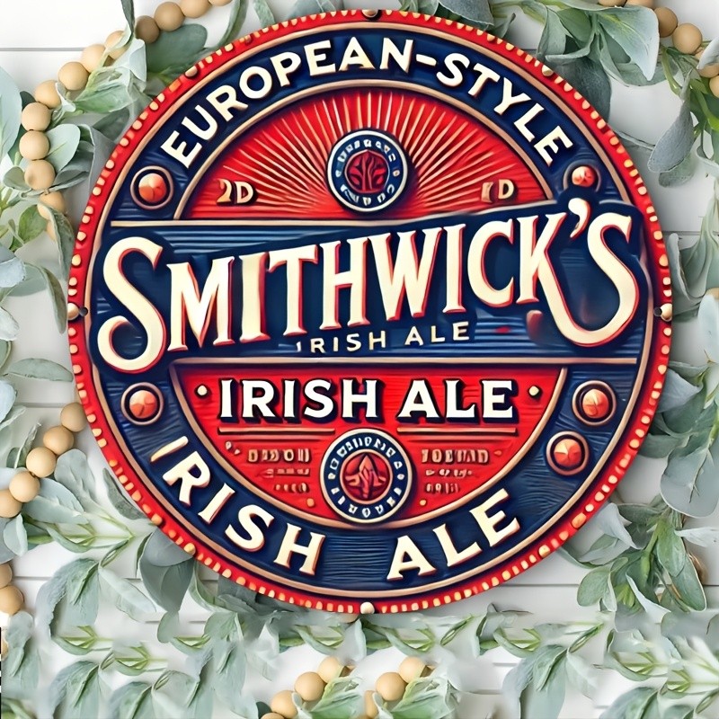 Smithwick's Irish Beer Vintage Metal Sign - 8x8