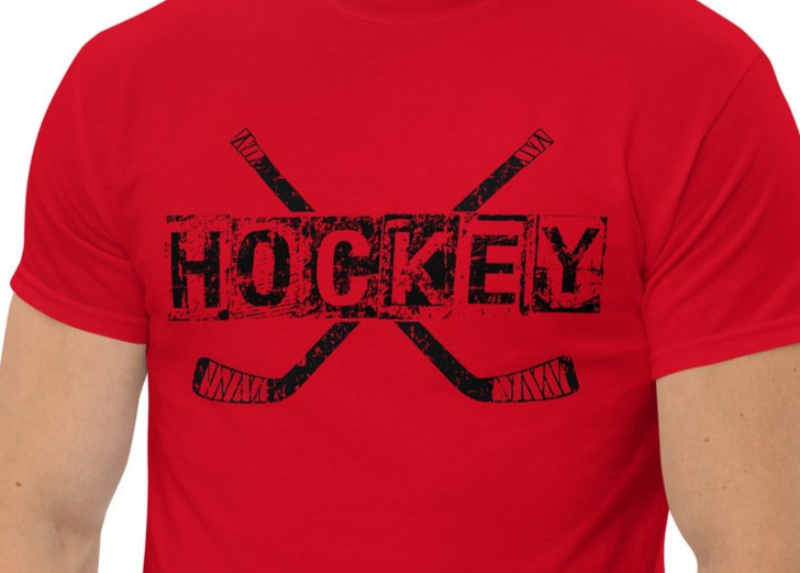 Hockey Sticks T-Shirt | Ice Hockey Apparel