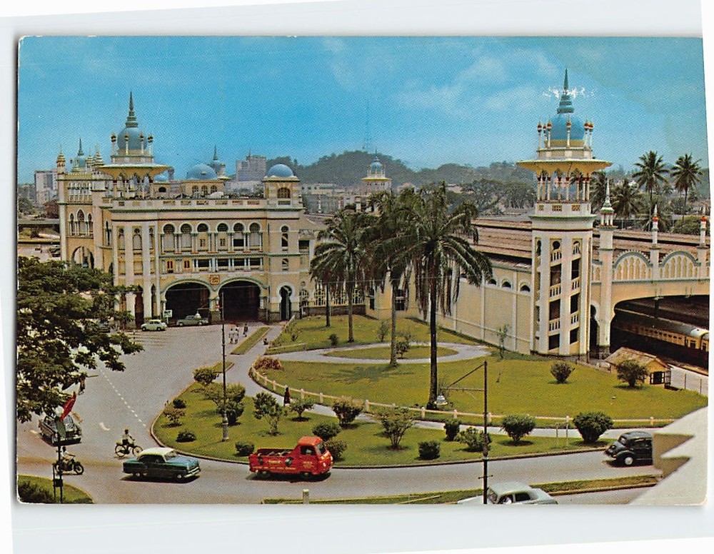 Postcard Railway Station Kuala Lumpur Malaysia