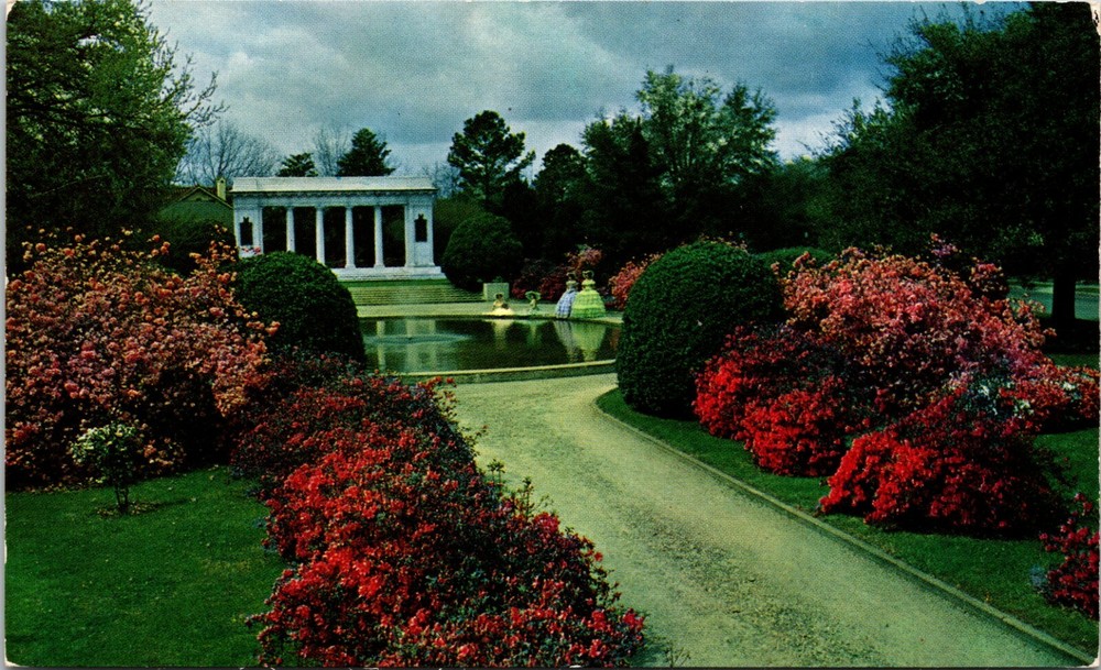 Soldiers' and Sailors' Monument Gardens Mobile Alabama Vintage Postcard