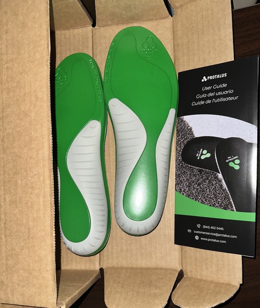 PROTALUS T100 Elite Insole Black/Green Men’s 8 Women’s 9.5
