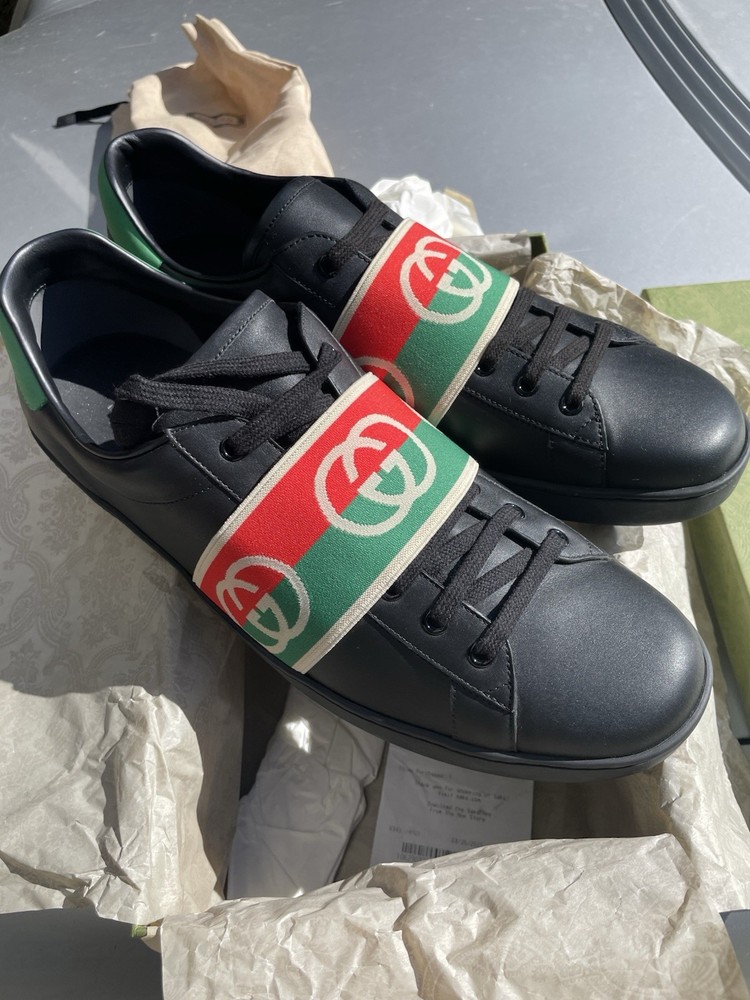 GUCCI ACE Men Sneakers Size 14 US 15G Brand New in Box-image