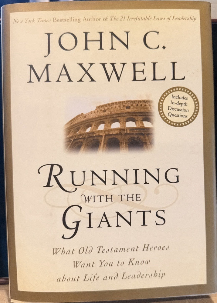 John C. Maxwell Running with the Giants HC Leadership Religion Old Testament