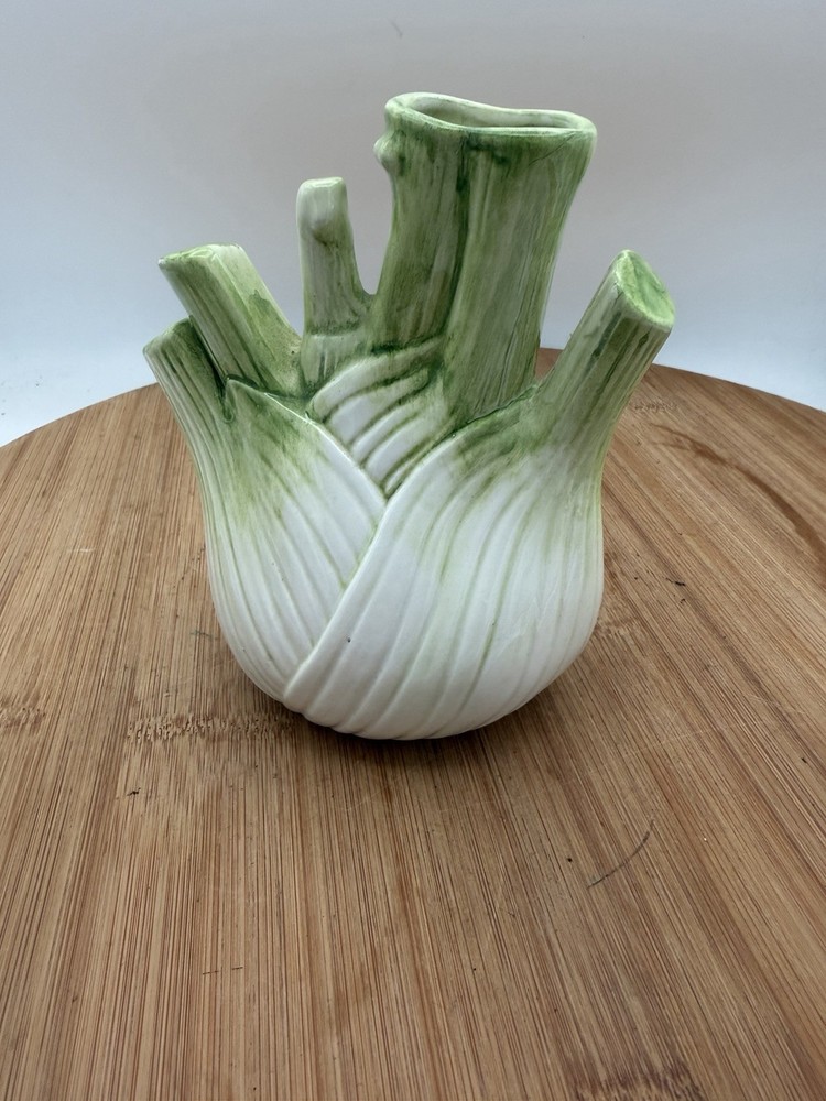 Italian Pottery Vietri Fennel Bud Vase 6