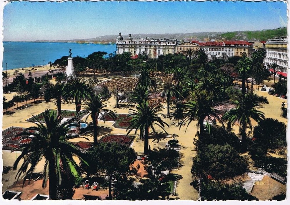 France Postcard Nice Le Jardin Albert Theatre de Verdure
