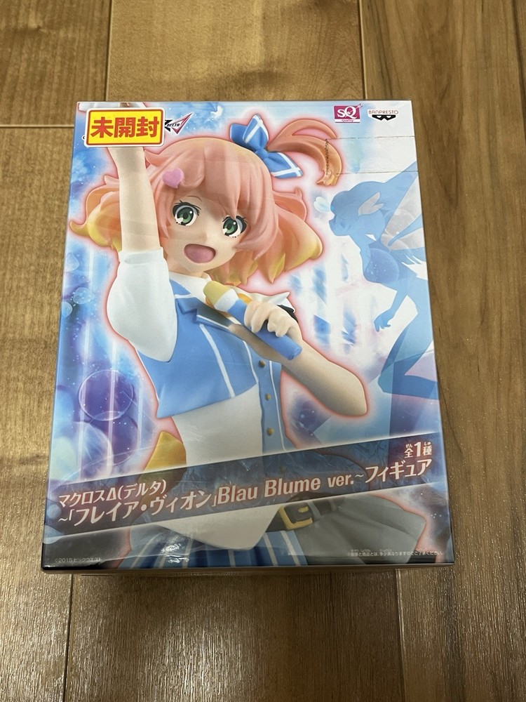 Macross Delta Freyja Wion Blau Blume Ver Figure Banpresto SQ New Sealed