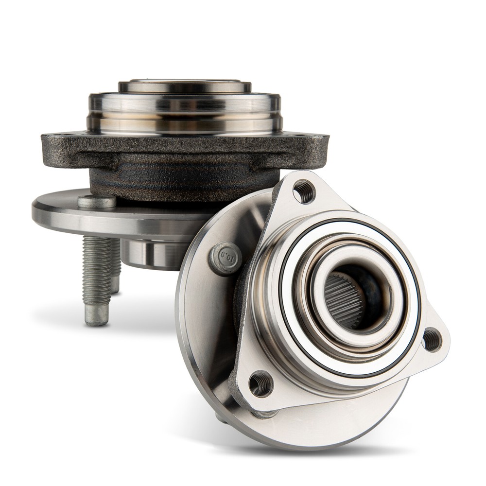 Pair 2 Front Wheel Hub & Bearings for Cobalt Saturn Ion Pontiac G5 4-Lug