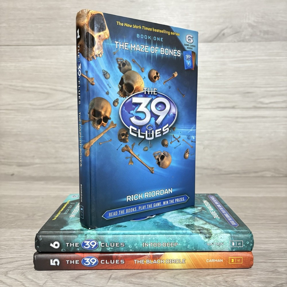 The 39 Clues Book Series Lot of 3 Original Series Scholastic Hardcover Good