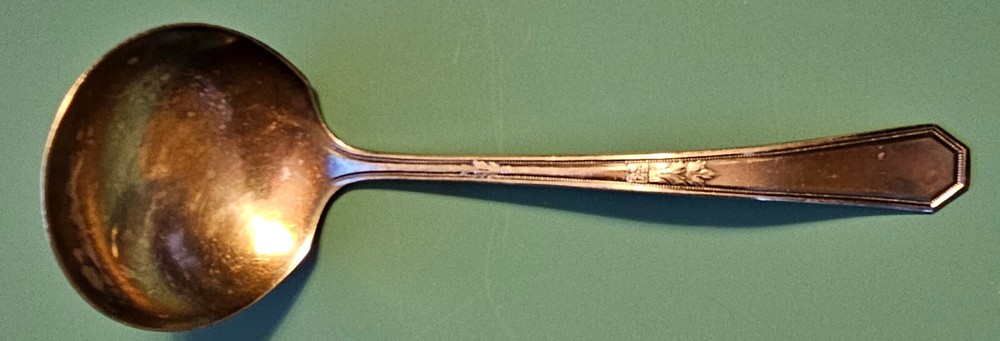 WM Rogers & Son - Silverplate Flatware - 1 Large Spoon/Ladle.  Circa 1950