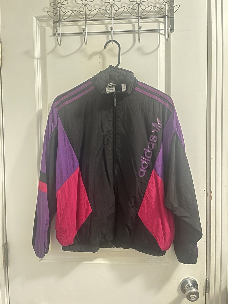 Adidas  Windbreaker  Lightweight Jacket Women's Size Small