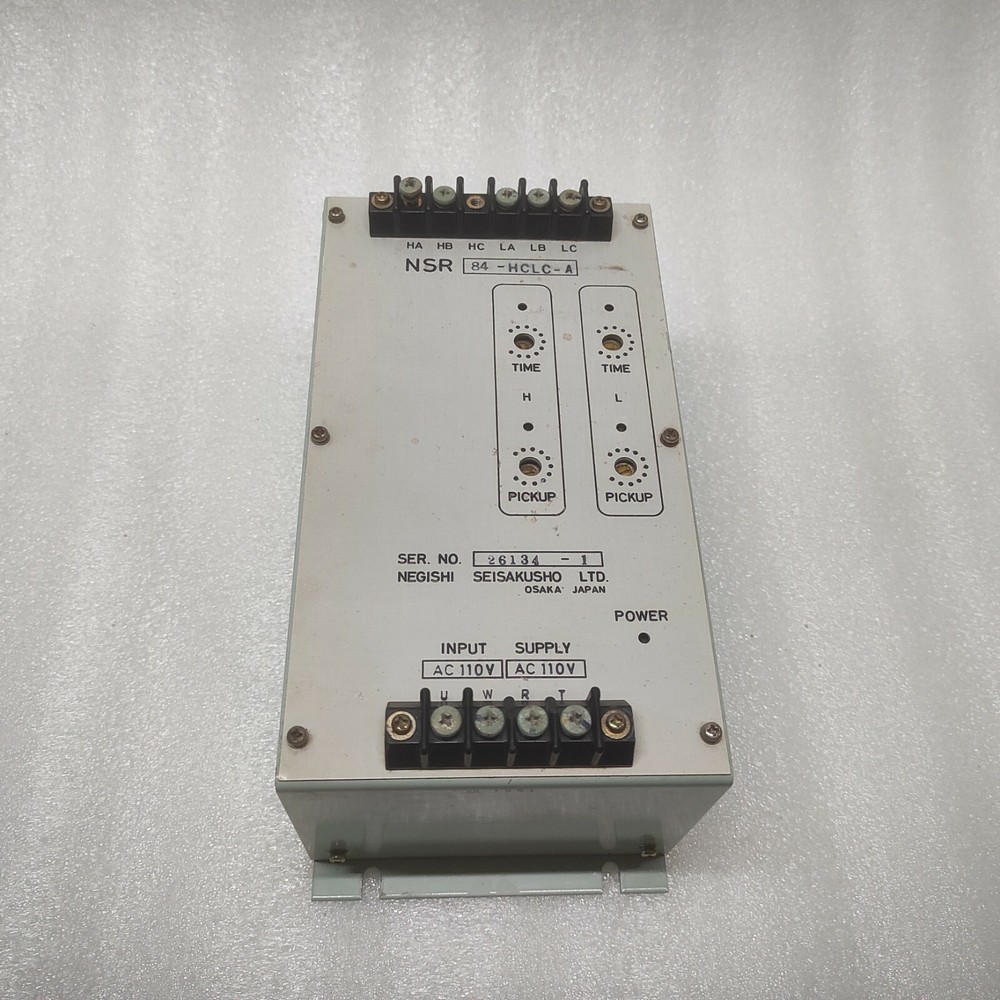 NEGISHI SEISAKUSHO NCR 84-HCLC-A 110VAC