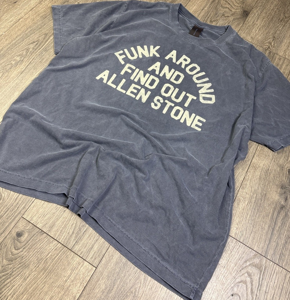 Bella + Canvas Allen Stone Graphic T-Shirt Men's XL Gray
