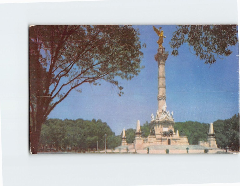 Postcard Columna de Independencia Mexico