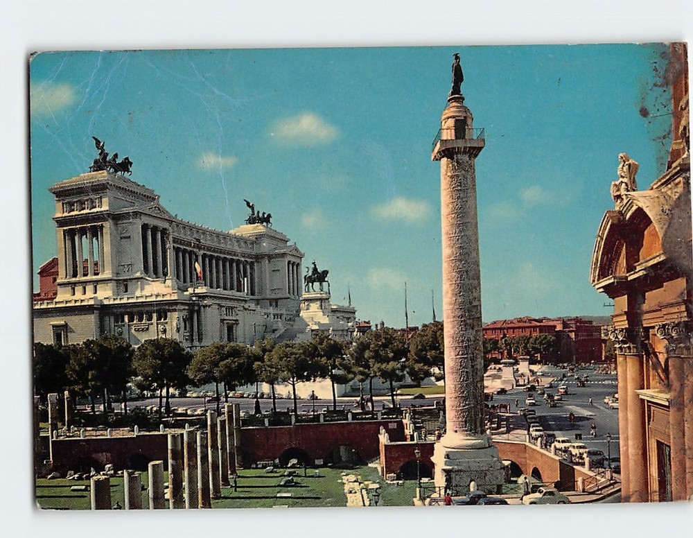 Postcard Altar of the Nation Rome Italy
