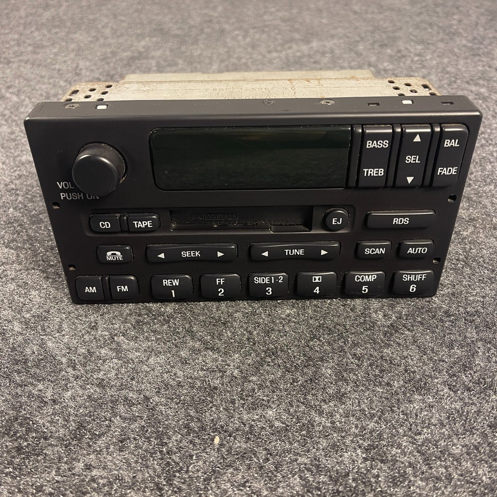 Ford OEM AM FM CD Tape Radio YL1F-18C870-GA Ranger F150 Explorer Mustang 99-03