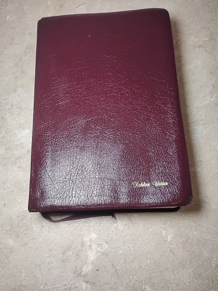 1991 NIV Life Application Study Bible Burgundy Bonded Leather