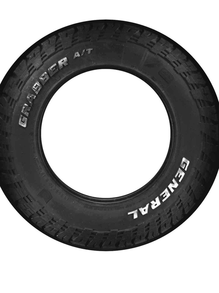 LT265/70R18 General Tire Grabber A/Tx OWL Takeoff 124 S Used 15/32nds