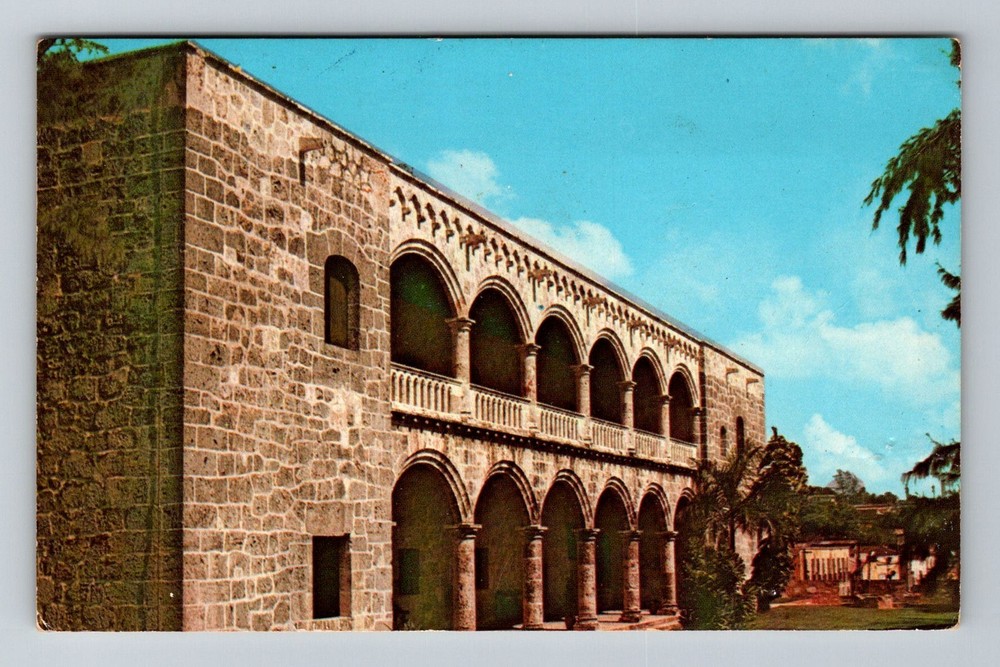 Dominican Republic- Santo Domingo First European Palace Old PC Vintage Postcard