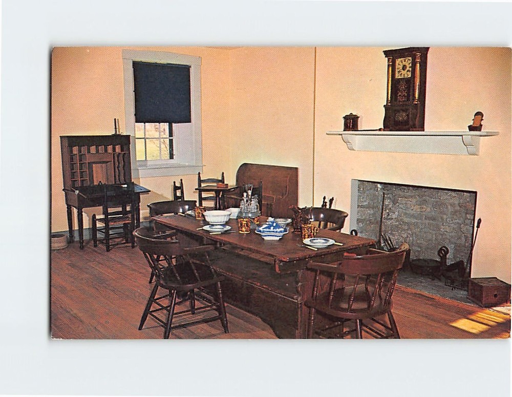 Postcard Living Room Laborer's House Jefferson Barracks Historical Park Missouri