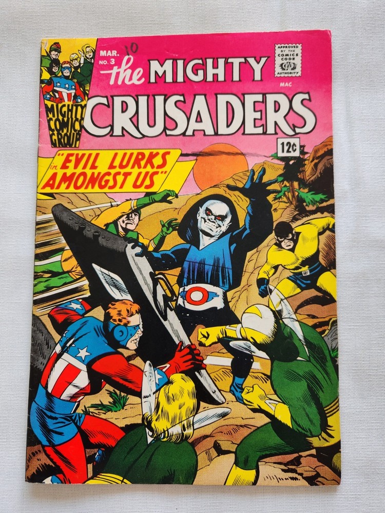 The Mighty Crusaders #3 (Mar 1966) Archie/Mighty Comics – Silver Age Superheroes