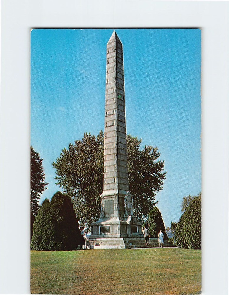 Postcard Point Pleasant Battle Monument West Virginia USA