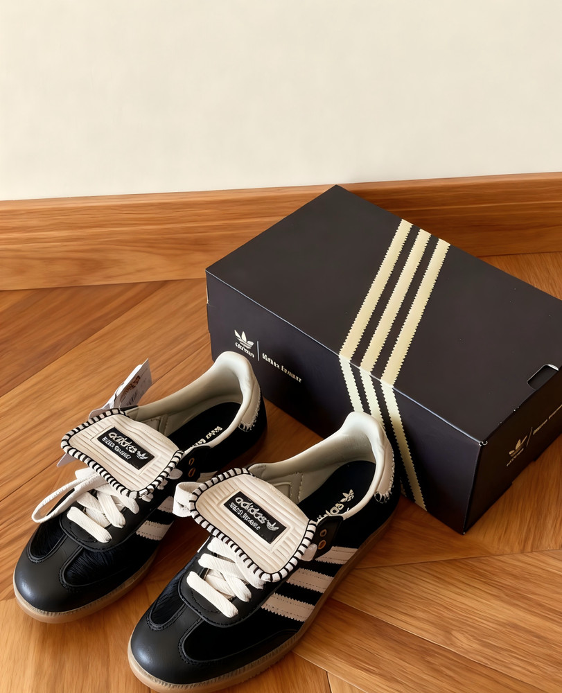 WALES BONNER x adidas originals Black Samba Pony Tonal for US Unisex Adults Size