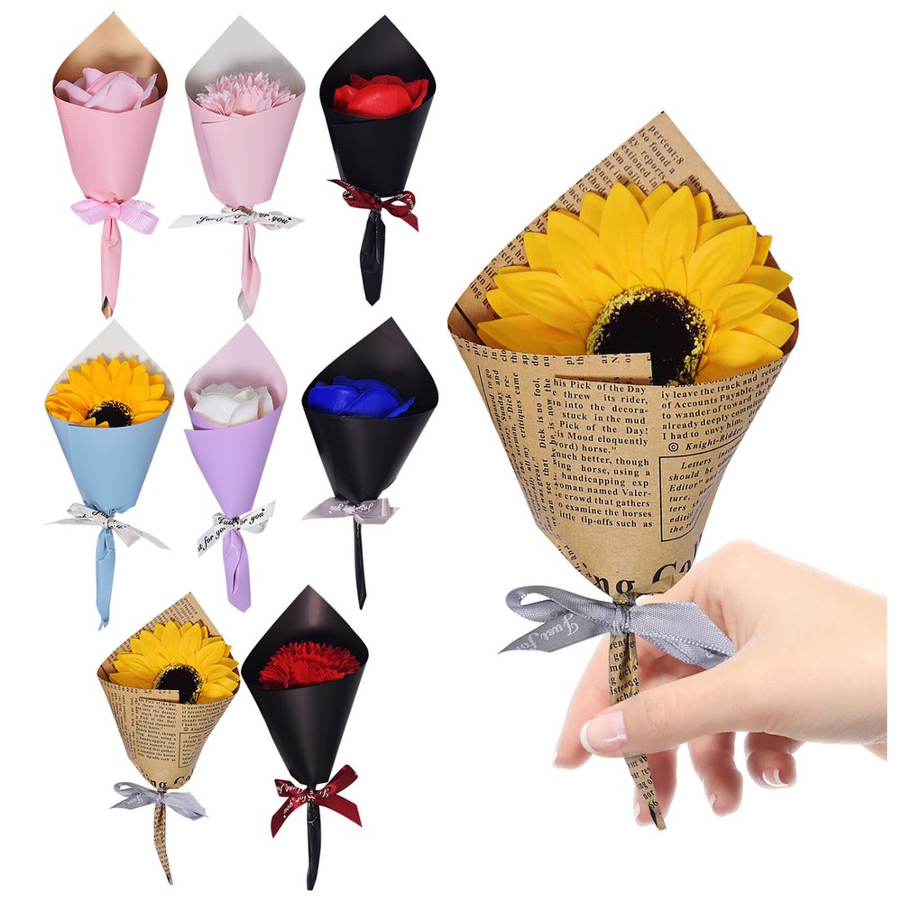 Mini Soap Flower Small Bouquet Decoration Artificial Flower Valentine's Day Gift