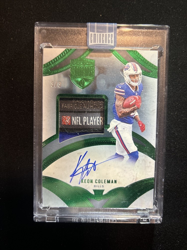 2024 Panini Eminence Keon Coleman RPA 3/3 RPA-KCN