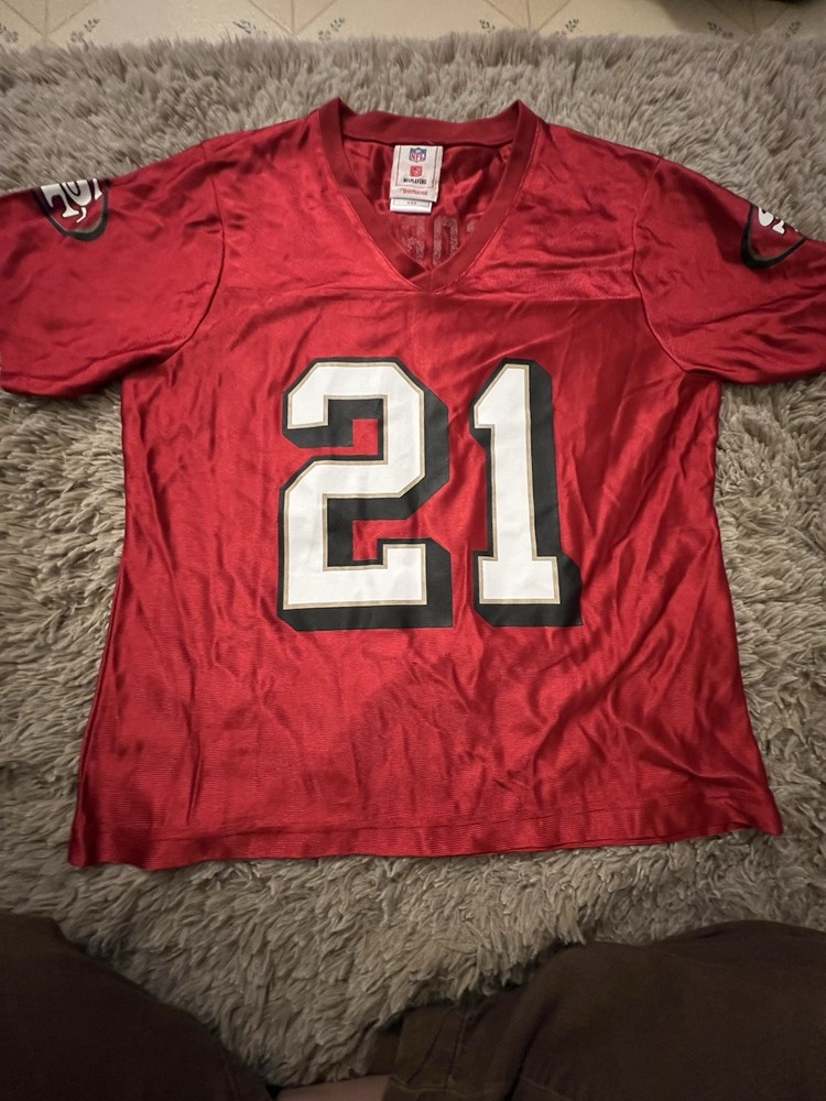 Frank Gore #21 San Francisco 49ers Womens Red NFL Jersey Size M
