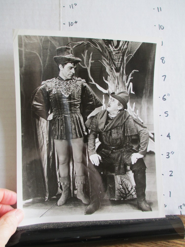 1963 NBC Camelot musical photos with Richard Burton and Robert Coote