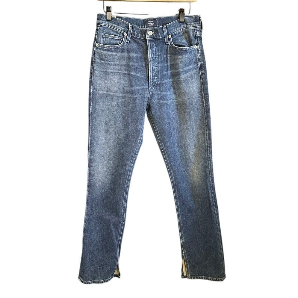 Citizens of Humanity Dark Wash Oliva High Rise Slim Jeans Size 28 Button Fly
