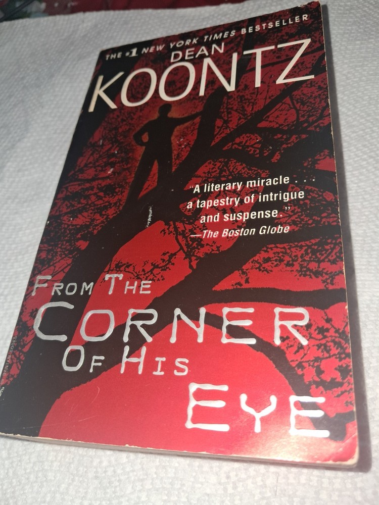 Dean Koontz From the Corner of His Eye Thriller Suspense Paperback 1st print '01