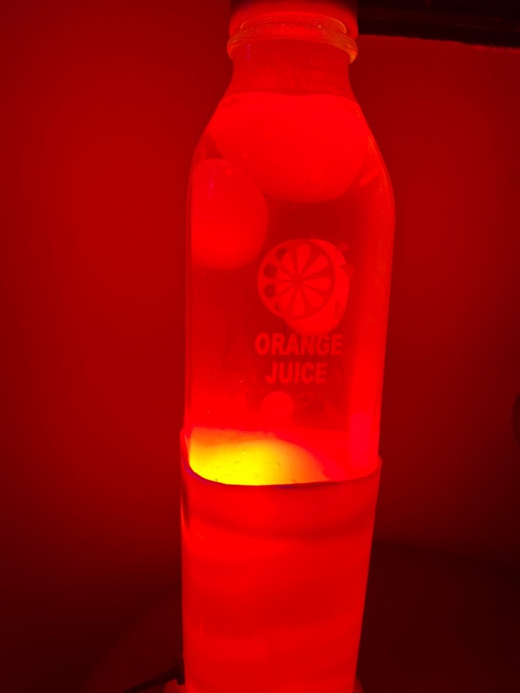 Orange Juice Lava Lamp