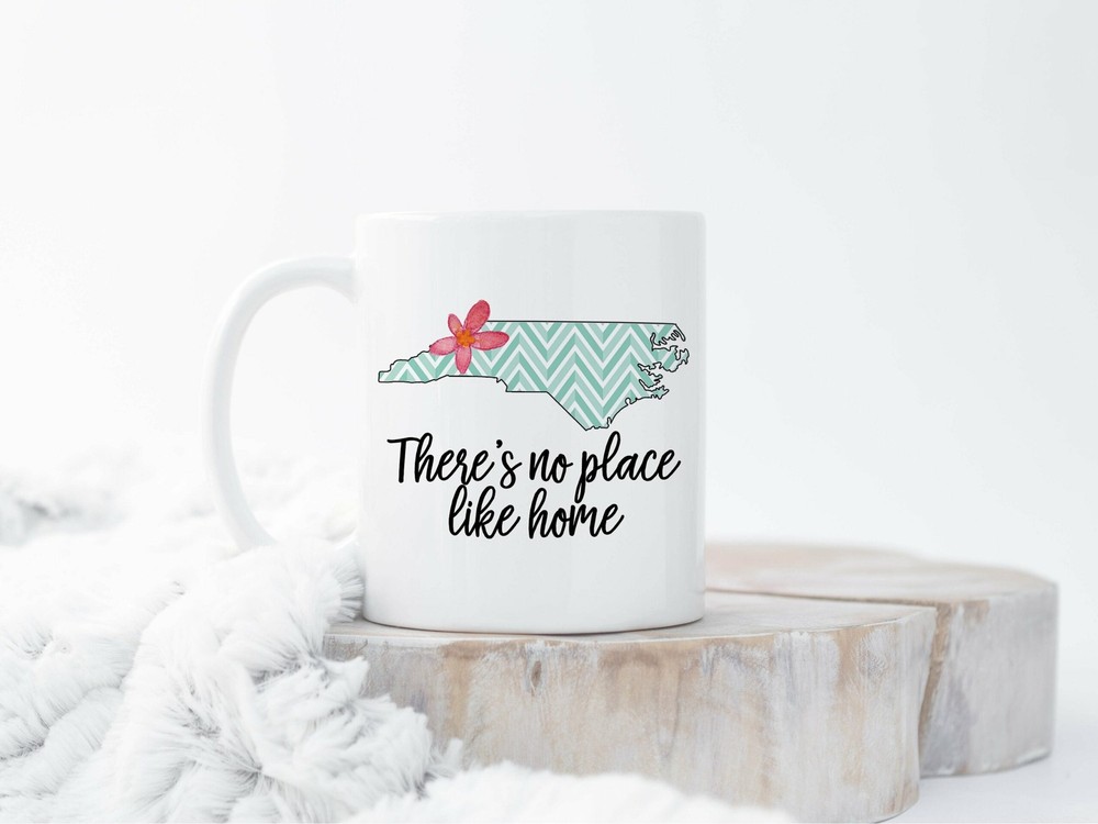 Custom Home State Mug Custom North Carolina Mug North Carolina Mugs Custom State